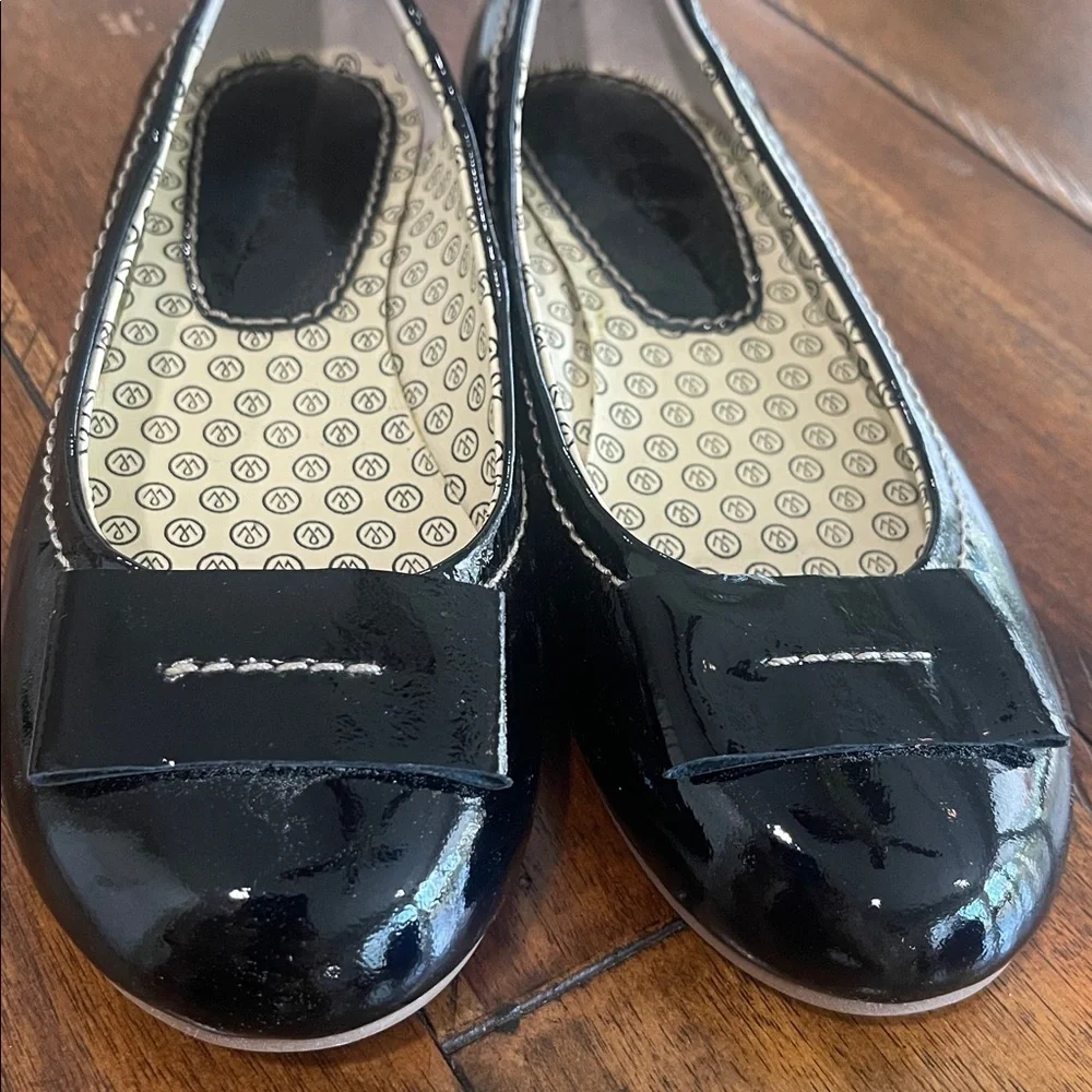Martin  + Osa black patent leather ballet flats size 6